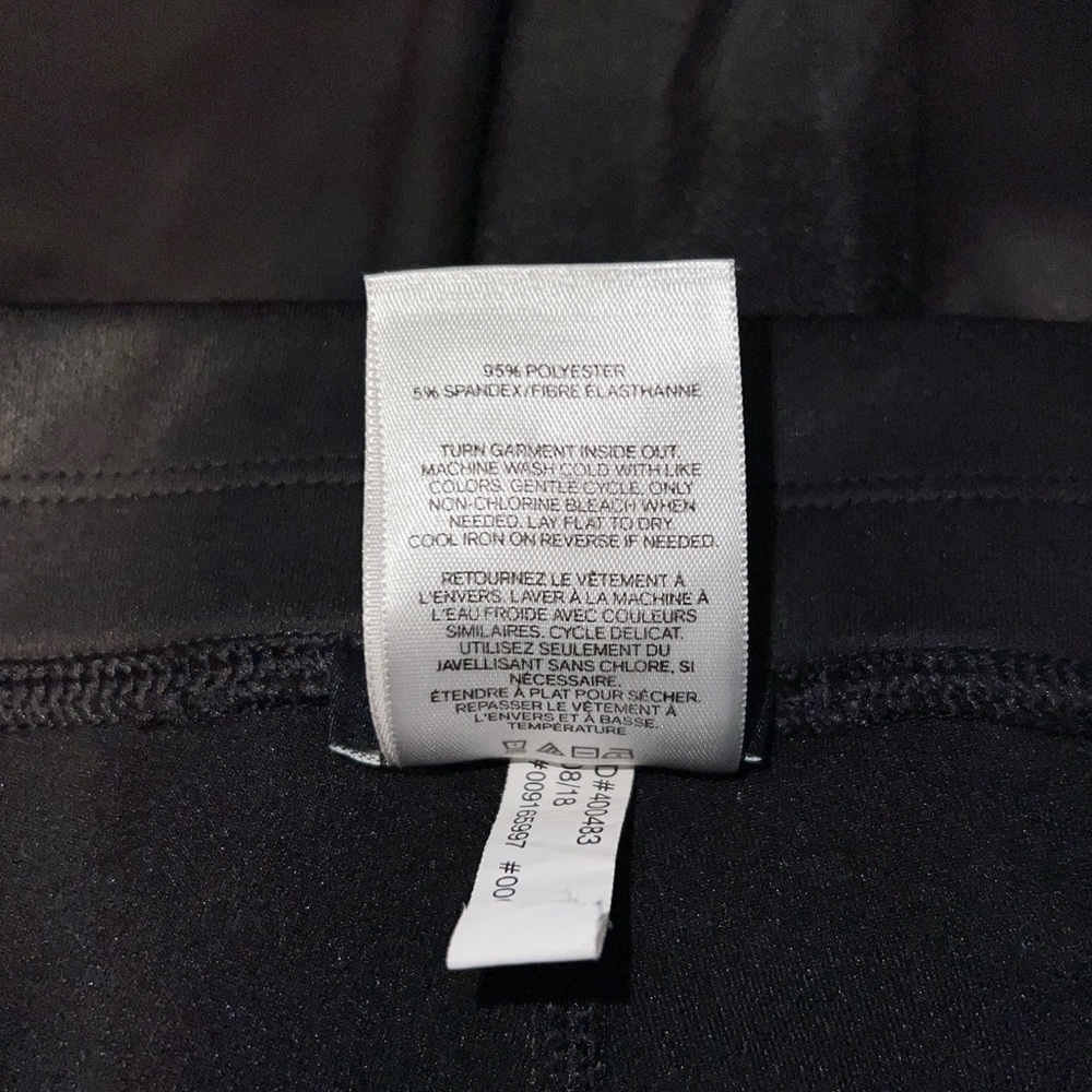 Express Black Faux Leather Leggings Small - Picture 5 of 5